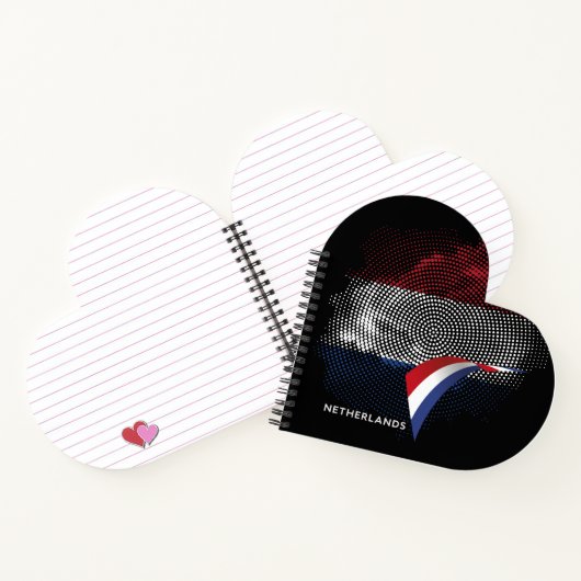 Niederlande-Flagge Notizblock (Innenseite)