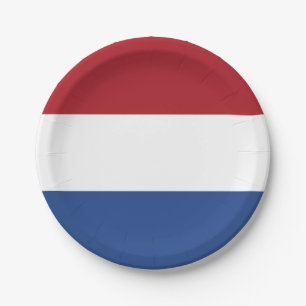 Niederlande-Flagge Pappteller