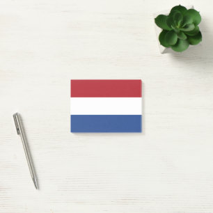 Niederlande-Flagge Post-it Klebezettel