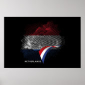 Niederlande-Flagge Poster (Vorne)