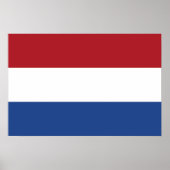 Niederlande-Flagge Poster (Vorne)