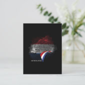 Niederlande-Flagge Postkarte (Stehend Vorderseite)