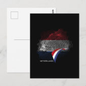 Niederlande-Flagge Postkarte (Vorne/Hinten)