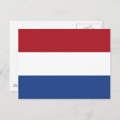 Niederlande, Flagge Postkarte (Vorne/Hinten)