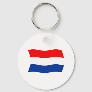 Niederlande-Flagge Schlüsselanhänger