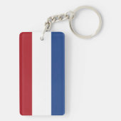 Niederlande Flagge Schlüsselanhänger (Rückseite)