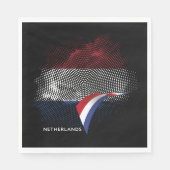 Niederlande-Flagge Serviette (Vorderseite)