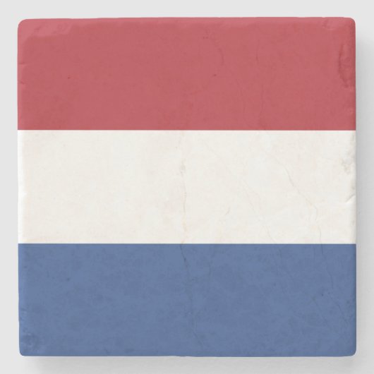 Niederlande-Flagge Steinuntersetzer (Vorderseite)