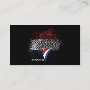 Niederlande-Flagge Visitenkarte