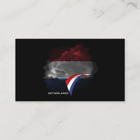 Niederlande-Flagge Visitenkarte (Vorderseite)