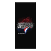 Niederlande-Flagge Werbekarte (Hinten)