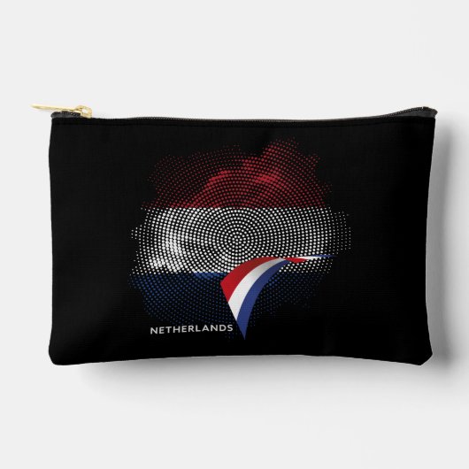 Niederlande-Flagge Zubehörtasche (Vorderseite)