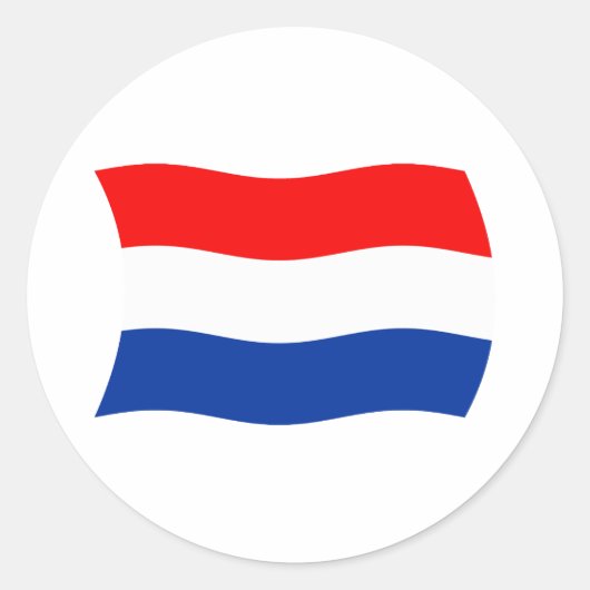Niederlande Flaggen Aufkleber (Vorderseite)