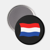 Niederlande-Flaggenmagnet Magnet (Vorderseite/Rückseite)