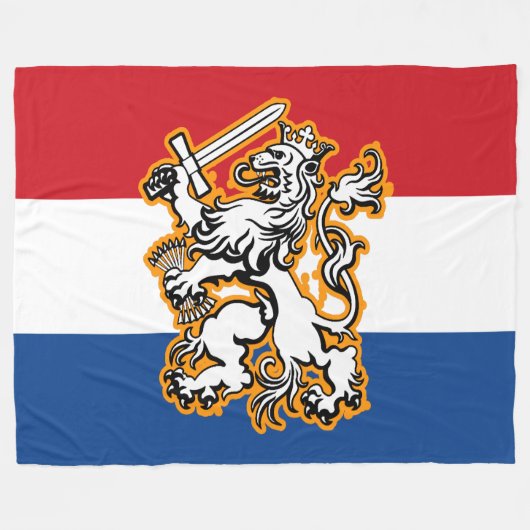 Niederlande Fleecedecke (Vorderseite (Horizontal))