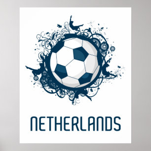 Niederlande Football Poster