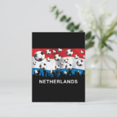 Niederlande Football Postkarte (Stehend Vorderseite)