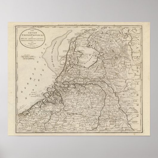 Niederlande, Friesland, Groningen, Overyssel Poster (Vorne)