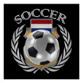 Niederlande Fußball 2016 Fangerät Poster (Vorderseite)