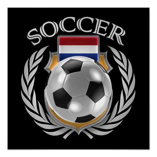 Niederlande Fußball 2016 Fangerät Poster (Vorderseite)