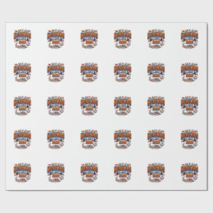 Niederlande Fußball 2026 Fußball Bold Land Typogr Geschenkpapier