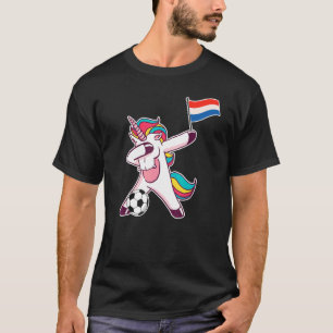 Niederlande Fußball Niederländische Flagge Dabbing T-Shirt