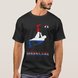 Niederlande Fußball Player Niederlande Niederländi T-Shirt