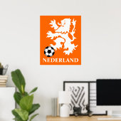Niederlande Fußball Poster (Heimbüro)
