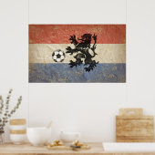 Niederlande Fußball Poster (Küche)