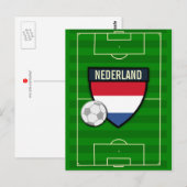 Niederlande Fußball Postkarte (Vorne/Hinten)