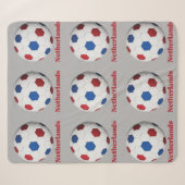 Niederlande Fußball Sherpadecke (Vorderseite (Horizontal))