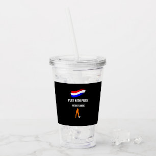 Niederlande Fußball Stolz 2026 Trikot Acryltrinkbecher