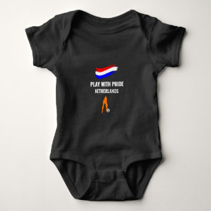 Niederlande Fußball Stolz 2026 Trikot Baby Strampler