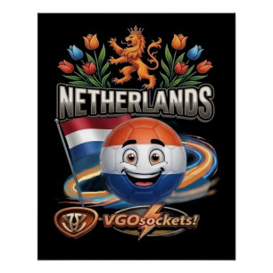 Niederlande-G-Ball Poster