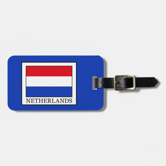 Niederlande Gepäckanhänger (Vorderseite horizontal)