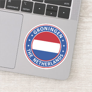 Niederlande, Groningen Aufkleber
