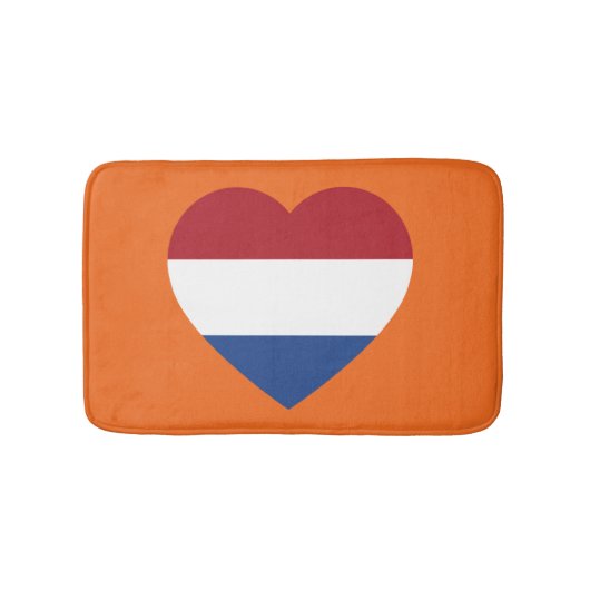 Niederlande - Herbstflagge bei Orange bmcnt Badematte (Vorderseite)