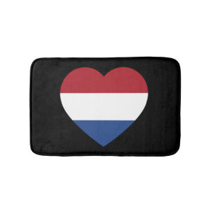 Niederlande - Herbstflagge im Schwarzen Halbmond Badematte