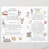 Niederlande Hochzeitstag Begrüßungsreise (Rückseite)