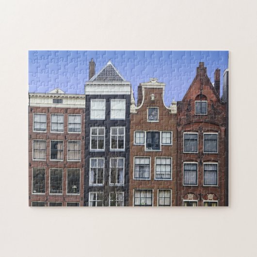Niederlande Holland Canal Zuhause Puzzle (Horizontal)