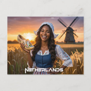 NIEDERLANDE - HOLLÄNDISCH POSTKARTE