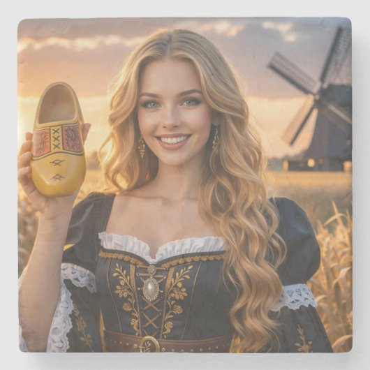 NIEDERLANDE - HOLLÄNDISCH STEINUNTERSETZER (Vorderseite)