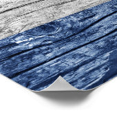 Niederlande Holzflagge Poster (Ecke)