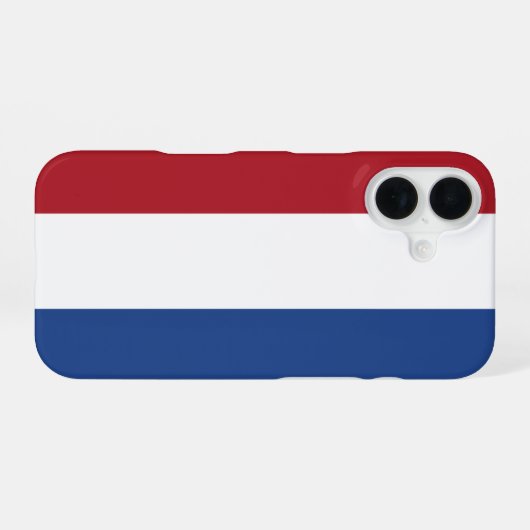 Niederlande iPhone 16 Hülle (Rückseite (Horizontal))