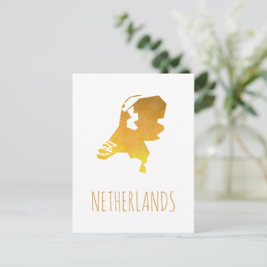 Niederlande Karte (Stehend Vorderseite)