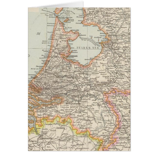 Niederlande Karte (Vorne)