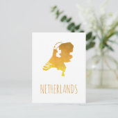Niederlande Karte (Stehend Vorderseite)