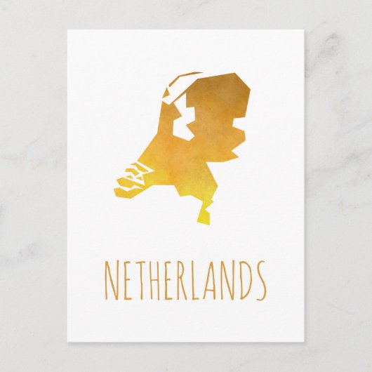 Niederlande Karte (Vorderseite)