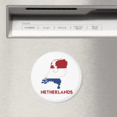 NIEDERLANDE-KARTE MAGNET (In Situ (Geschirrspüler))