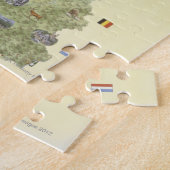 Niederlande, Karte mit Unterscheidungsmerkmalen Puzzle (Seite)